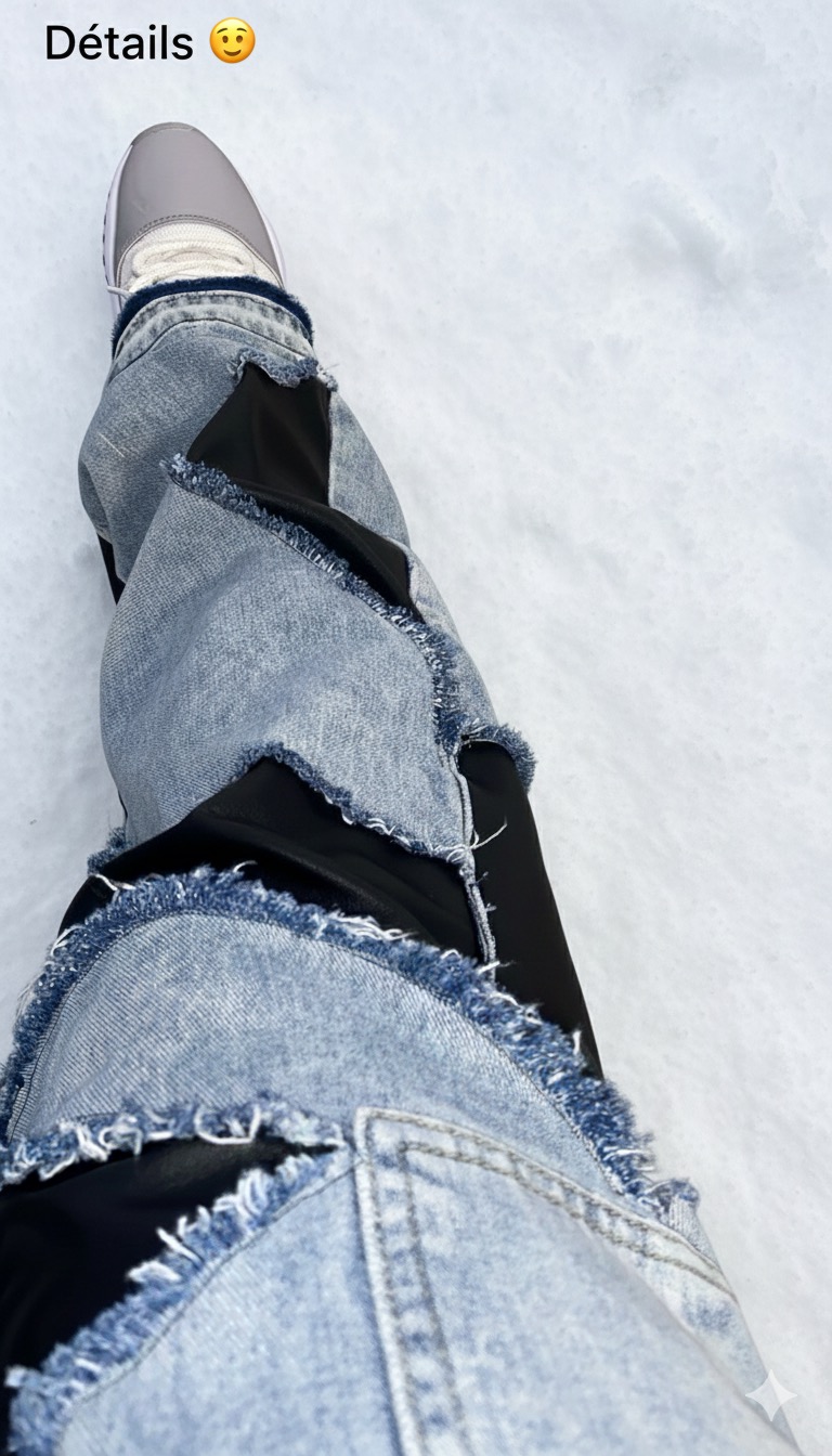 Création jean patchwork